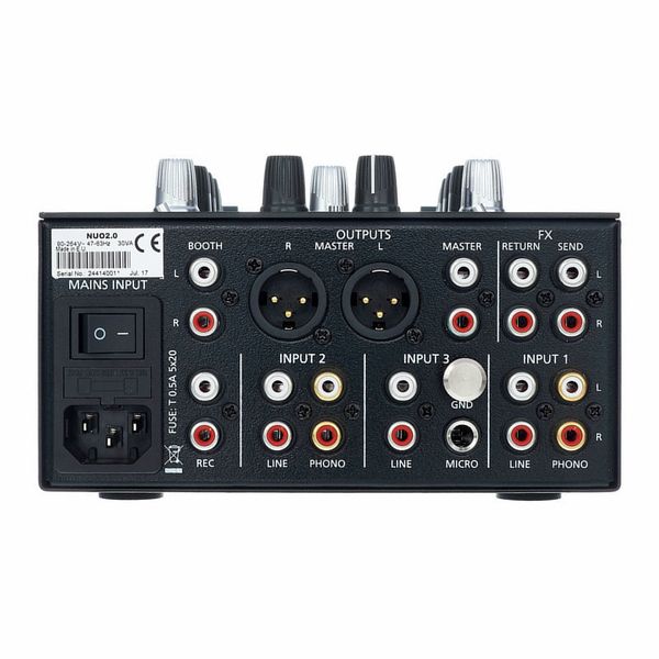 –　Nuo-2.0　Channels　Lights　Artsound　Professional　ECLER　Mixer　DJ　and
