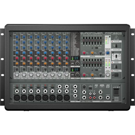 powered mixer 10channel behringer-pmp1680s-active-mixer-pmp-1680s