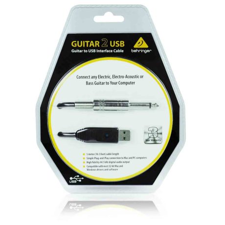 BEHRINGER GUITAR 2 USB Guitar to USB Interface Cable