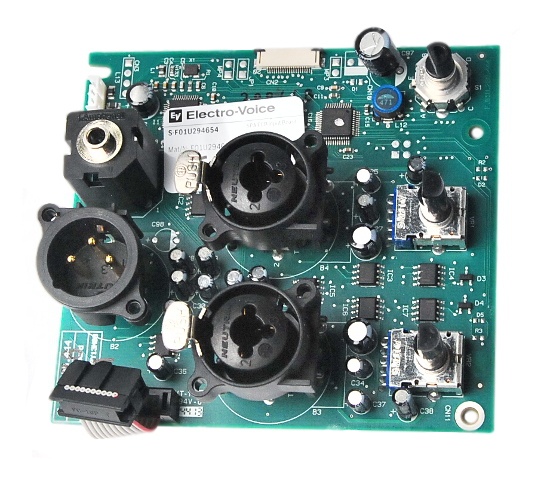 ELECTRO VOICE ZLX12/15PINPBOARD PART INPUT BOARD PCB p/n F.01U 