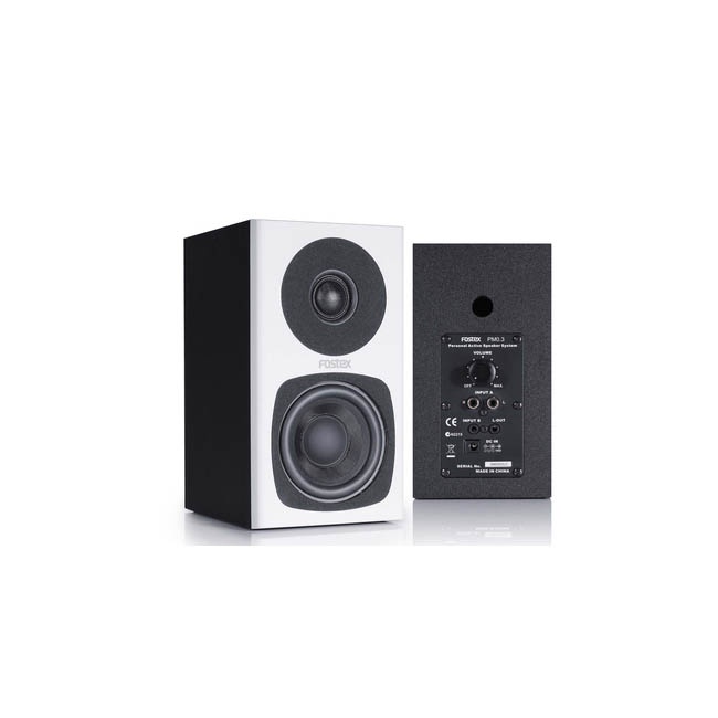 FOSTEX PM0.3 Active Nearfield Monitor Speakers 18+18 Watts (PAIR