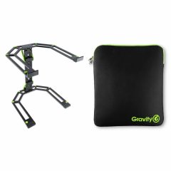 Gravity LTS 01 B SET1 Adjustable stand for Laptops and Controllers with Bag Protection