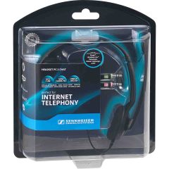 pc2 chat sennheiser on ear multimedia headset internet telephony artsound