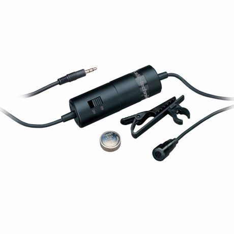 AUDIO-TECHNICA ATR3350X Omnidirectional Lavalier Microphone with 3.5 mm output plug