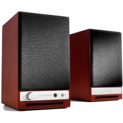 Audioengine HD3 Self-Amplifying Bookshelf Speakers 2.75 ”15W RMS Red (Pair) hxeio artsound wireless