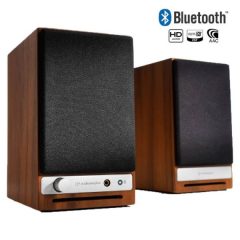 Audioengine HD3 Self-Amplifying Bookshelf Speakers 2.75 ”15W RMS Walnut (Pair) artsound hxeio wireless