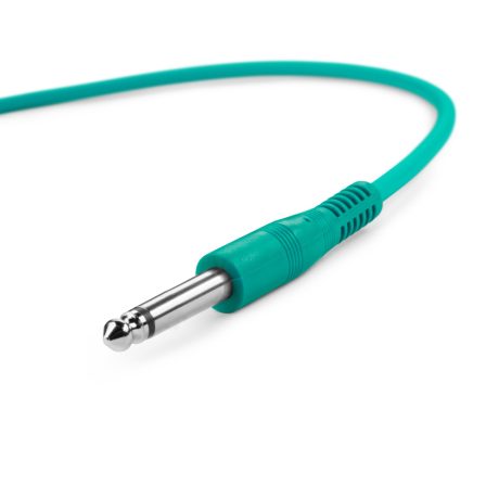 K3IPP0015SET_Adam-Hall-Cables-3-STAR-IPP-0015-SET-Set-of-6-Patch-Cables-6.3-mm-Jack-Mono-0.15-m-bright-green