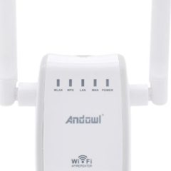 Andowl Q-A225 WiFi Extender Single Band (2.4GHz) 300Mbps με 2 Θύρες Ethernet  Andowl Q-A225