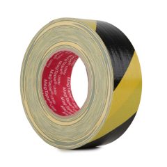 CTGLOSSUT50BK magtape black yellow warning tape utility