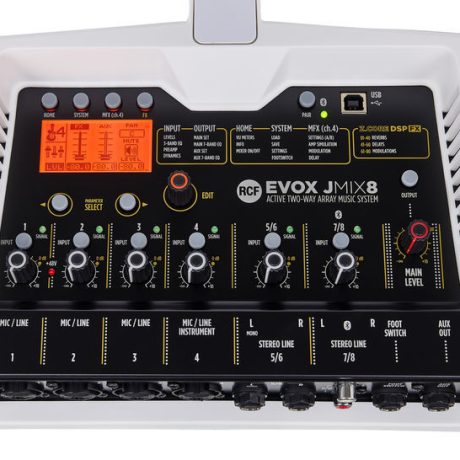 rcf evox jmix 8 white active artsound portable