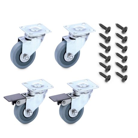 Palmer CAB CASTORS Castor Set with 4 Castors incl. Screws for Bass or Guitar Cabinets