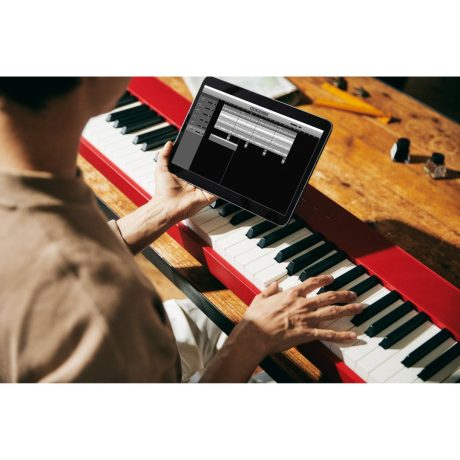 Casio Privia PX-S1100 88-Key Digital Piano with Built-In Speakers (Red)