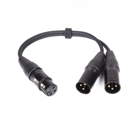 MASTER AUDIO CY099 High quality Y Cable 2 XLR male + 1 XLR female