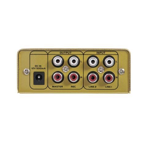 OMNITRONIC GNOME-202 Mini DJ Mixer 2-channel (gold)