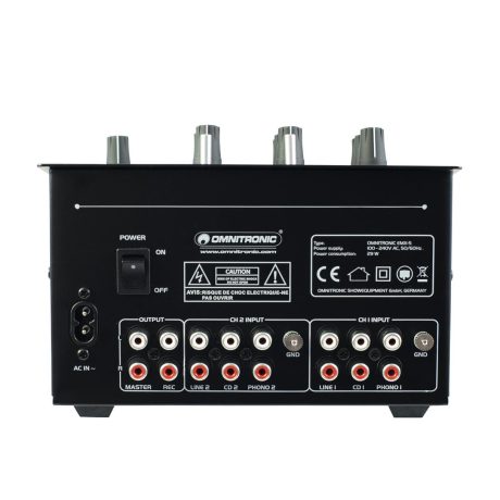 OMNITRONIC PM-222 2-Channel DJ Mixer