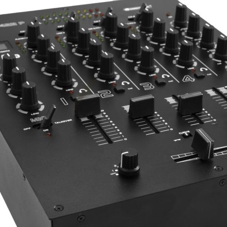 OMNITRONIC PM-422P 4-Channel DJ Mixer with Bluetooth & USB Player