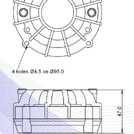 Sica CD95.44/N240T Compression driver 8 ohm 1.0 inch throat