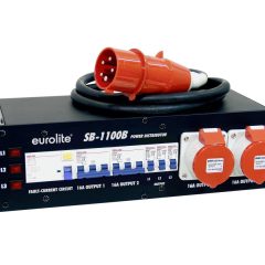 eurolite sb-1100b 5x32a 5x16a 6x16a power distributor