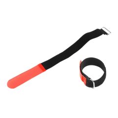 Adam Hall VR 2530 RED Hook and Loop Cable Tie 300 x 25 mm red
