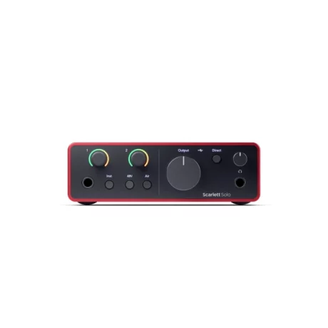 FOCUSRITE Scarlett Solo Usb Audio Interface 1in/2out 4th Gen