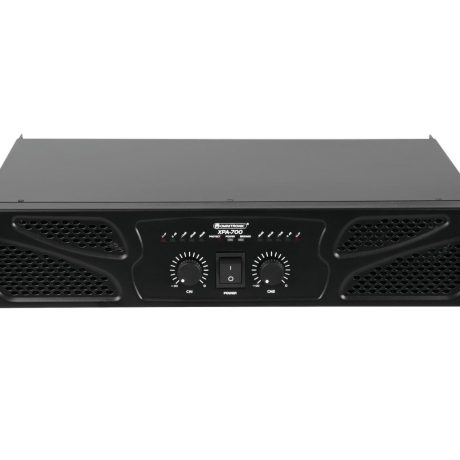 OMNITRONIC XPA-700 Class AB PA amplifier with limiter, 2 x 350 W RMS (4 ohms), 2 x 240 W RMS (8 ohms)