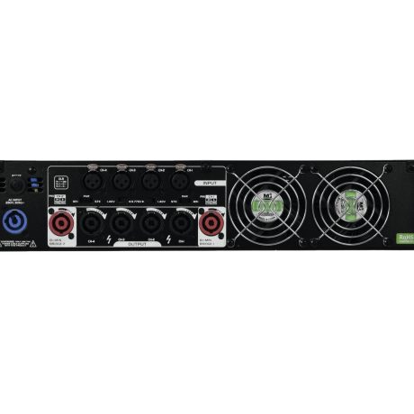 OMNITRONIC XPA-3004 4-channel PA amplifier with integrated limiter, 4 x 750 W / 4 ohms, 4 x 500 W / 8 ohms