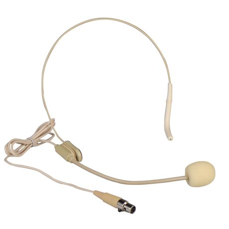 13063362 uhf-e skin color beinge headset microphone 3pin mini xlr omnitronic