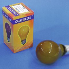 OMNILUX A19 230V/25W E-27 yellow