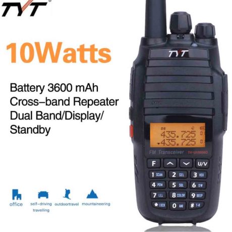 tyt th-8000d walkie talkie 10w dual band two way radio ip67 transceiver