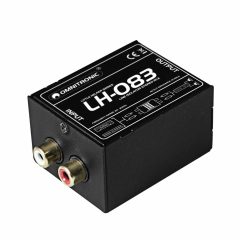 OMNITRONIC LH-083 Passive Stereo Line Isolator with RCA Sockets