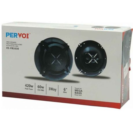 pervoi car speakers 60w fb1630 3way