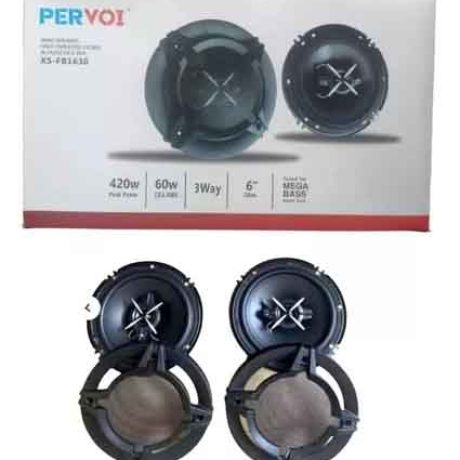 pervoi car speakers 60w fb1630 3way