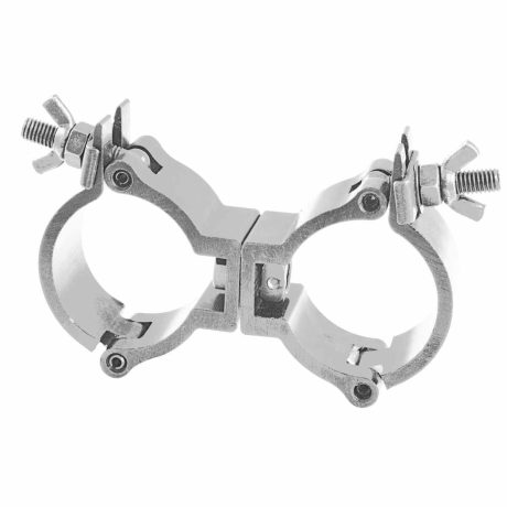 EUROLITE TPC-15 Swivel Coupler for 50 mm Tube Maximum Load WLL 150 kg (Silver)